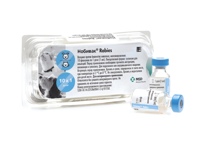 Нобивак® Rabies (Nobivac® Rabies) - MSD Animal Health Russia