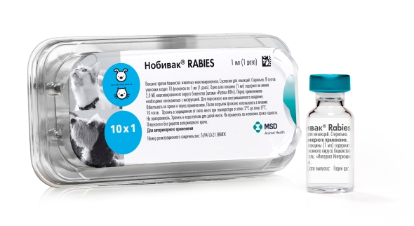 Нобивак® Rabies (Nobivac® Rabies) - MSD Animal Health Russia